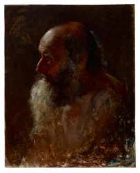 Studienkopf (bärtiger Mann)
